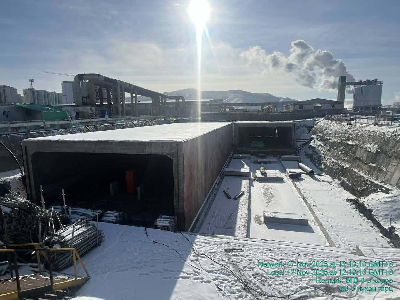 Төмөр зам доогуур нүхэн гарц барих төслийн бүтээн байгуулалт үргэлжилж байна